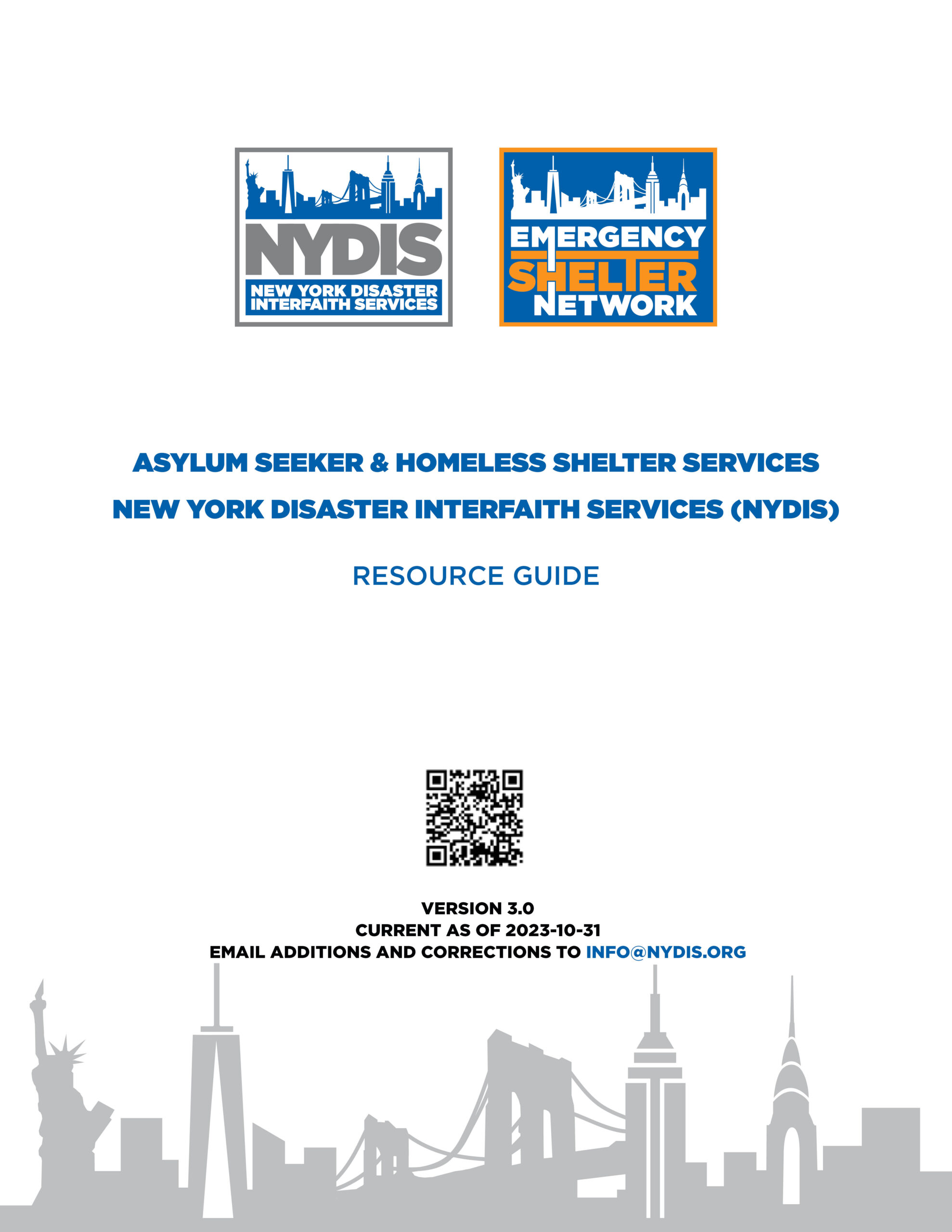 Nydis Asylum Seeker Shelter Services Resource Guide New York Disaster Interfaith Services